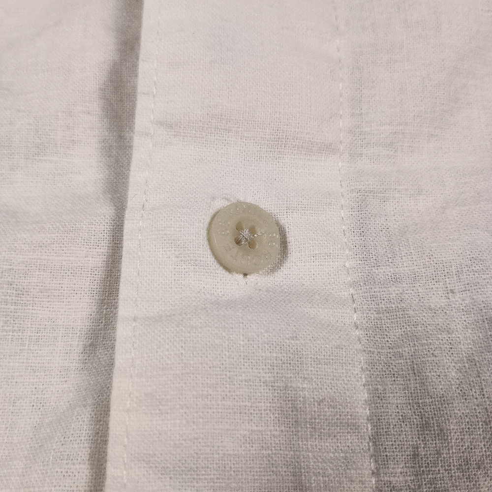 Route 66 XL Linen Button Down Mens‎ Shirt - Picture 5 of 11